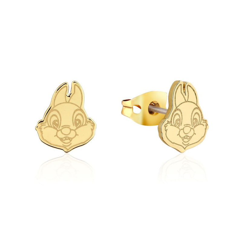 Disney: Bambi - Thumper Stud Earrings (Yellow Gold)