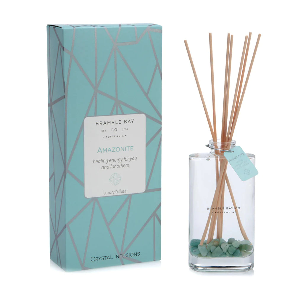 Crystal Infusions Diffuser - Amazonite (Lotus & Spring Rain)