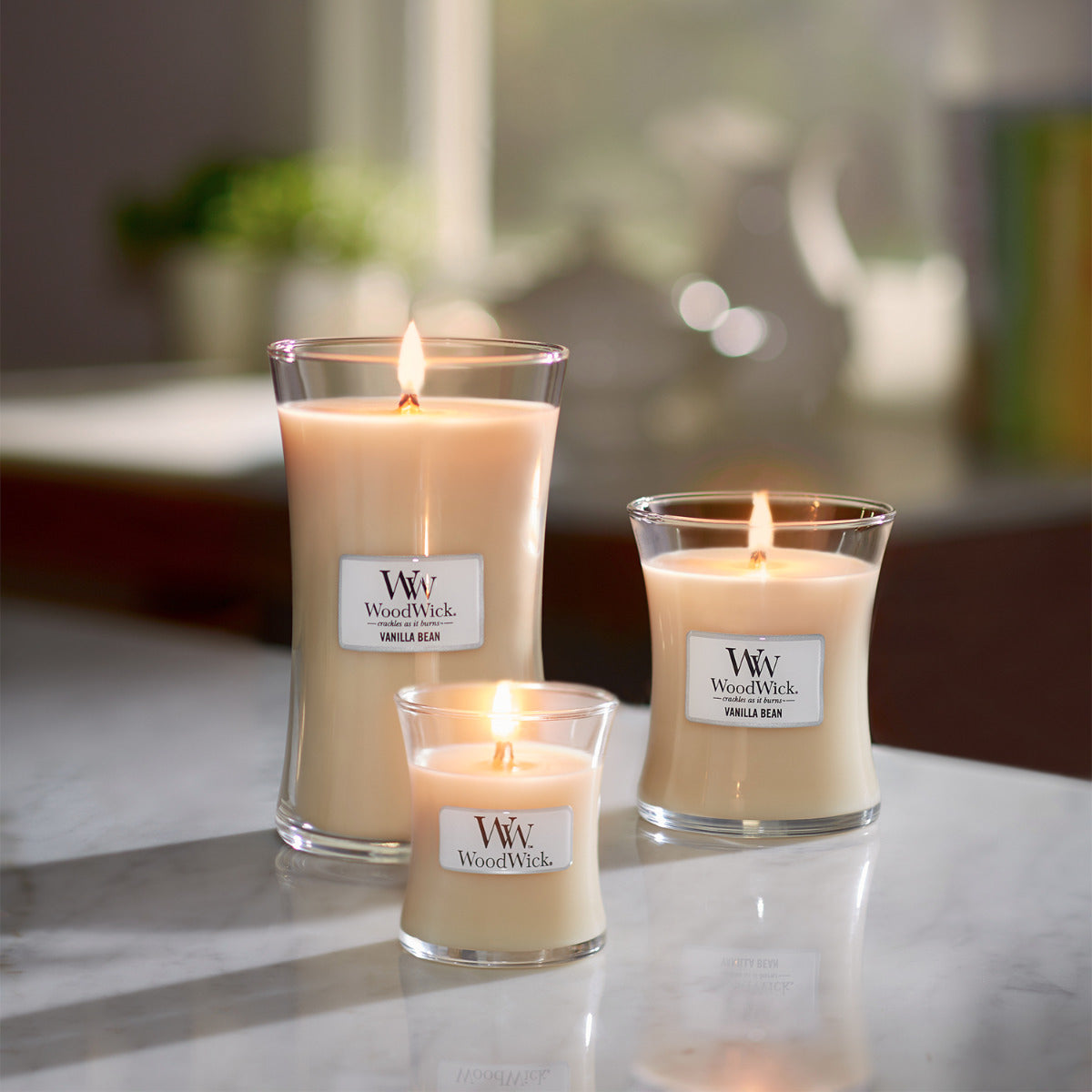 WoodWick Medium Candle - Vanilla Bean