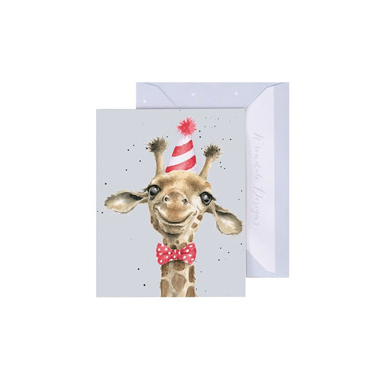 Wrendale Designs Mini Gift Card - Here for the Cake (Giraffe)