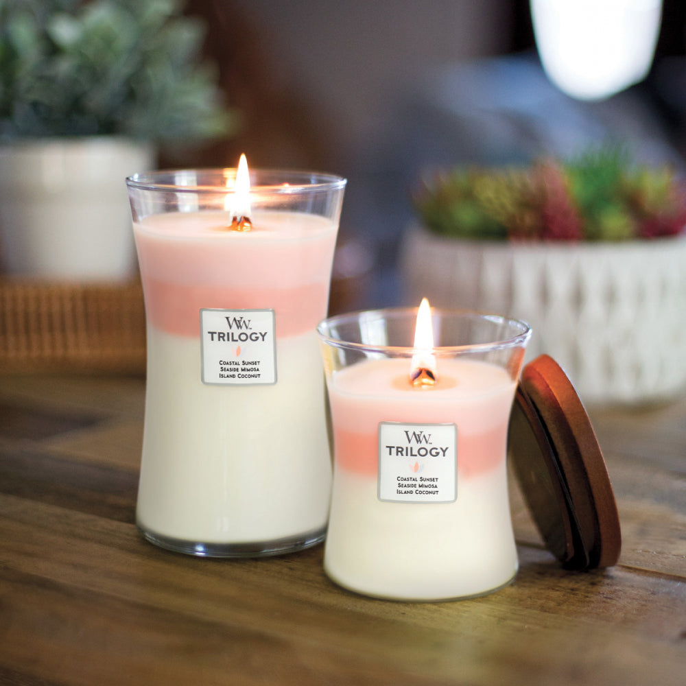 WoodWick Medium Trilogy Candle - Island Getaway