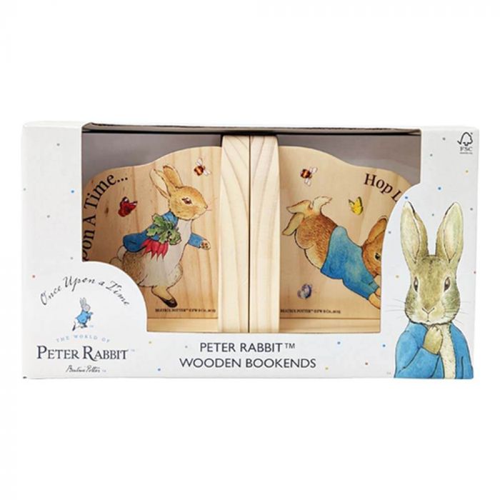 Peter Rabbit - Wooden Bookends