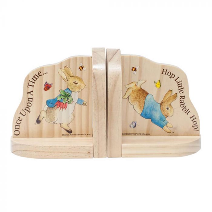Peter Rabbit - Wooden Bookends