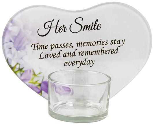 Her Smile Remembrance Candle