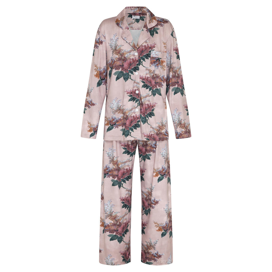 Pink Floral Long Pyjamas