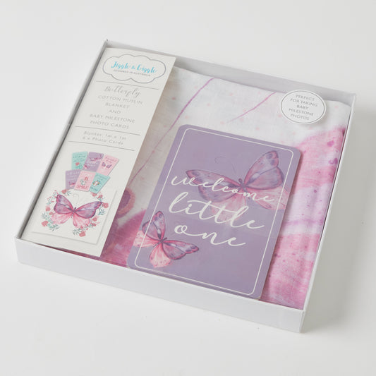 Milestone Muslin Set - Butterfly