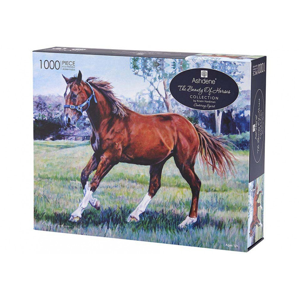 Beauty of Horses - Cantering Spirit 1000 Piece Puzzle