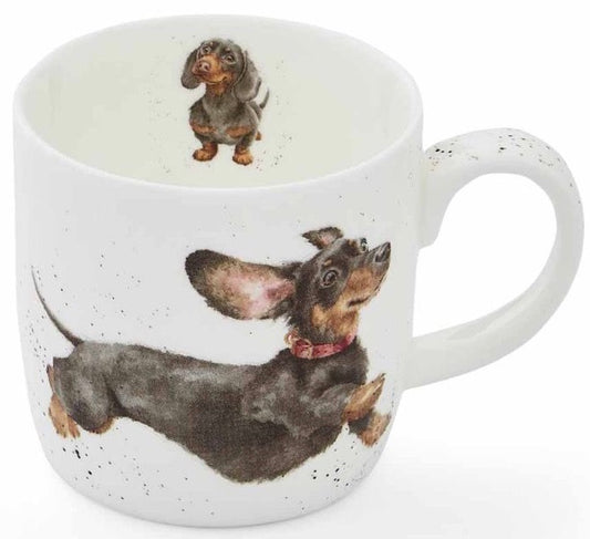 Wrendale Designs - ‘That Friday Feeling’ Mug (Dachshund)
