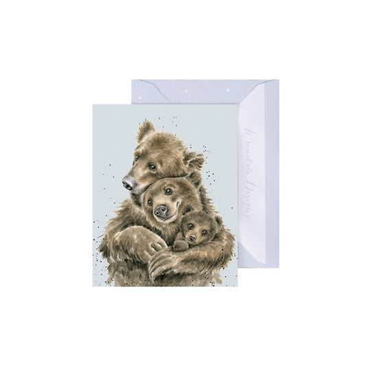 Wrendale Designs Mini Gift Card - Bear Hugs (Bears)