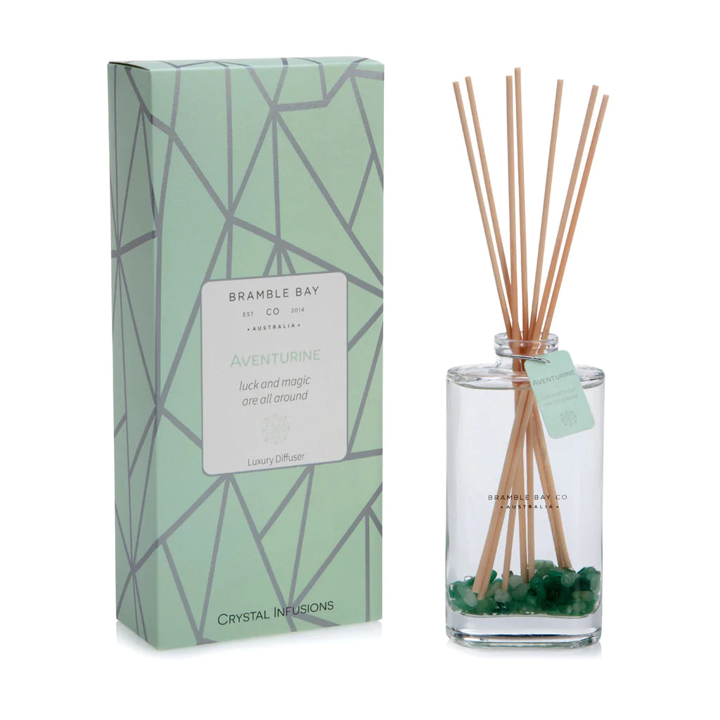 Crystal Infusions Diffuser - Adventurine (Lemon Myrtle)