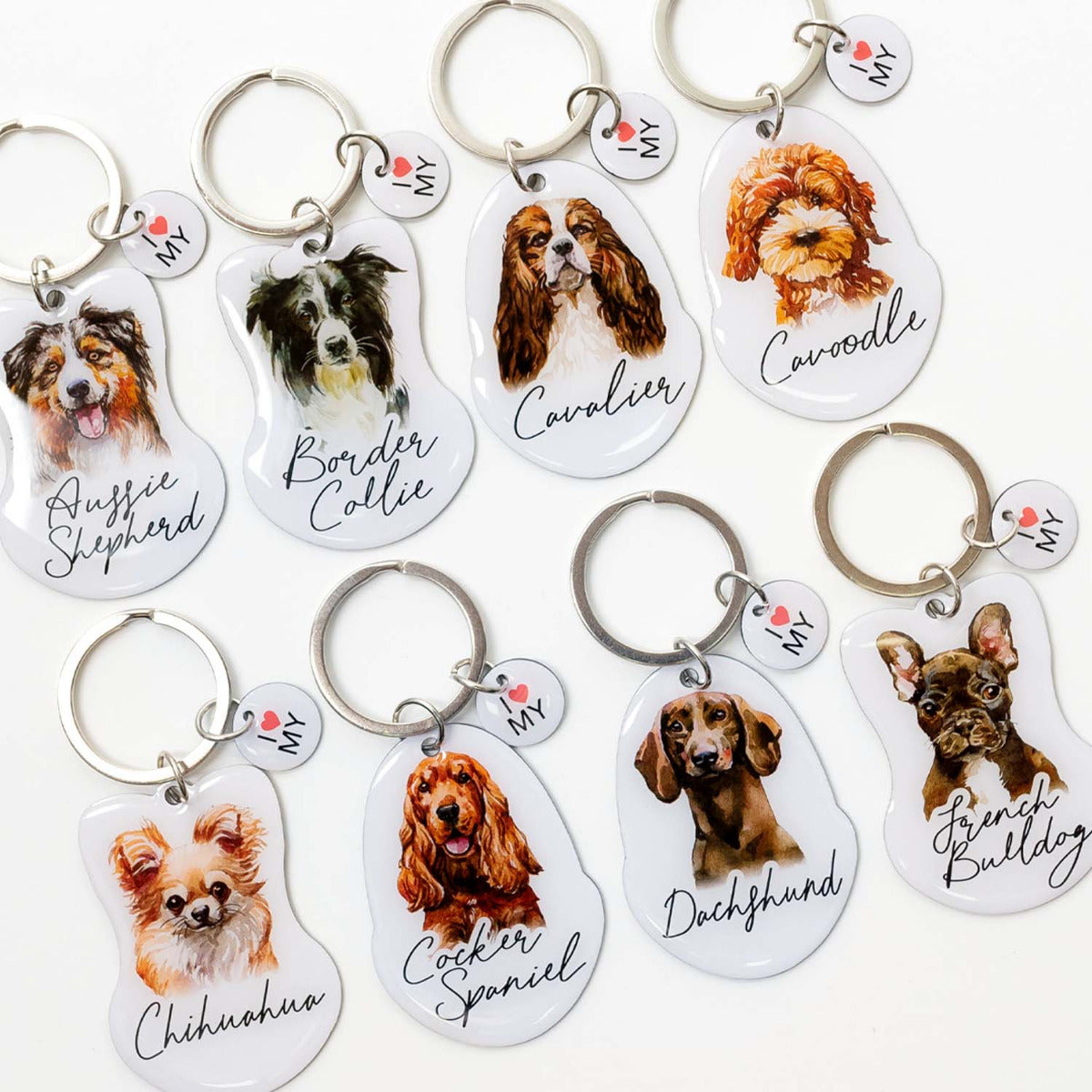 Pet Keyring - Border Collie