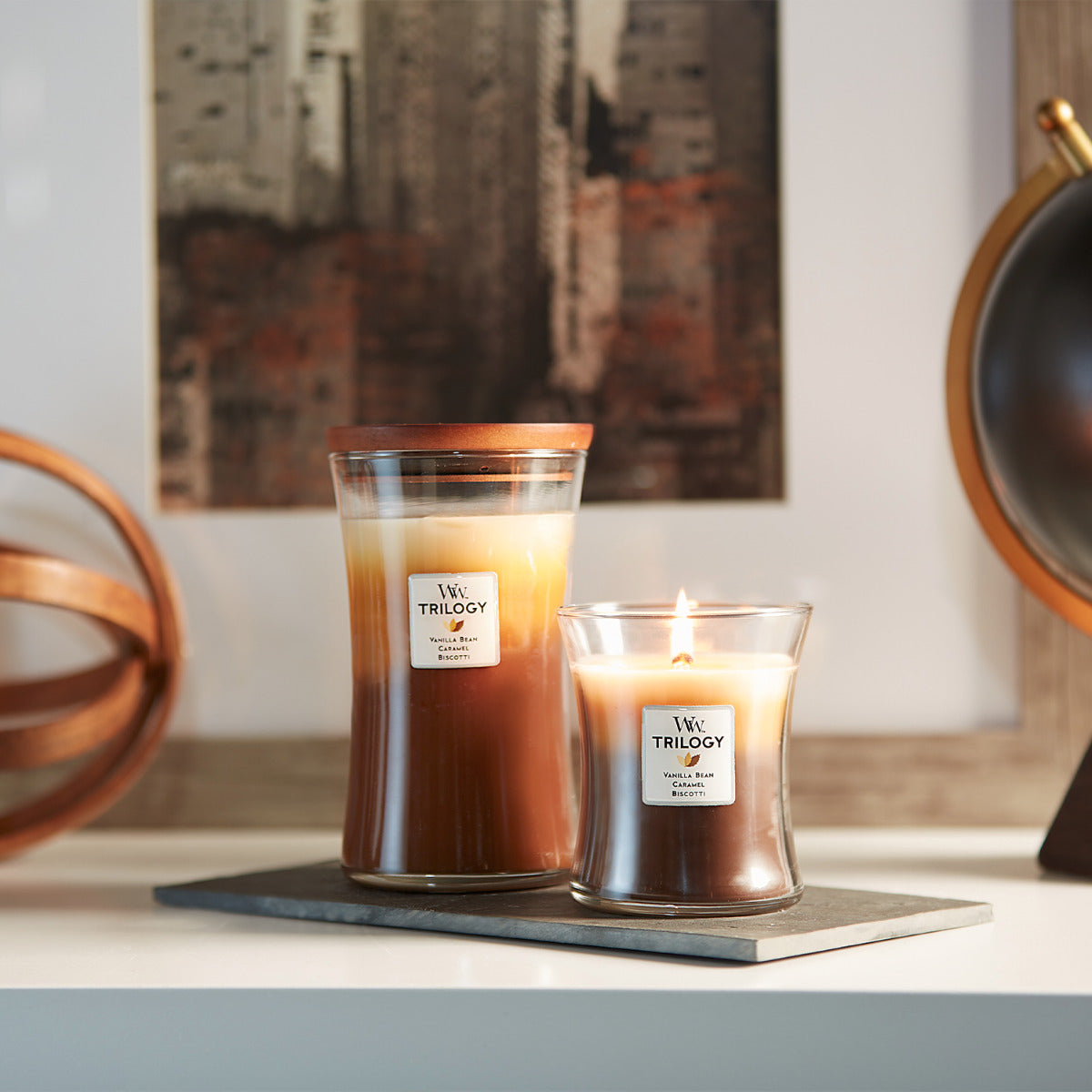 WoodWick Large Trilogy Candle - Cafe Sweets