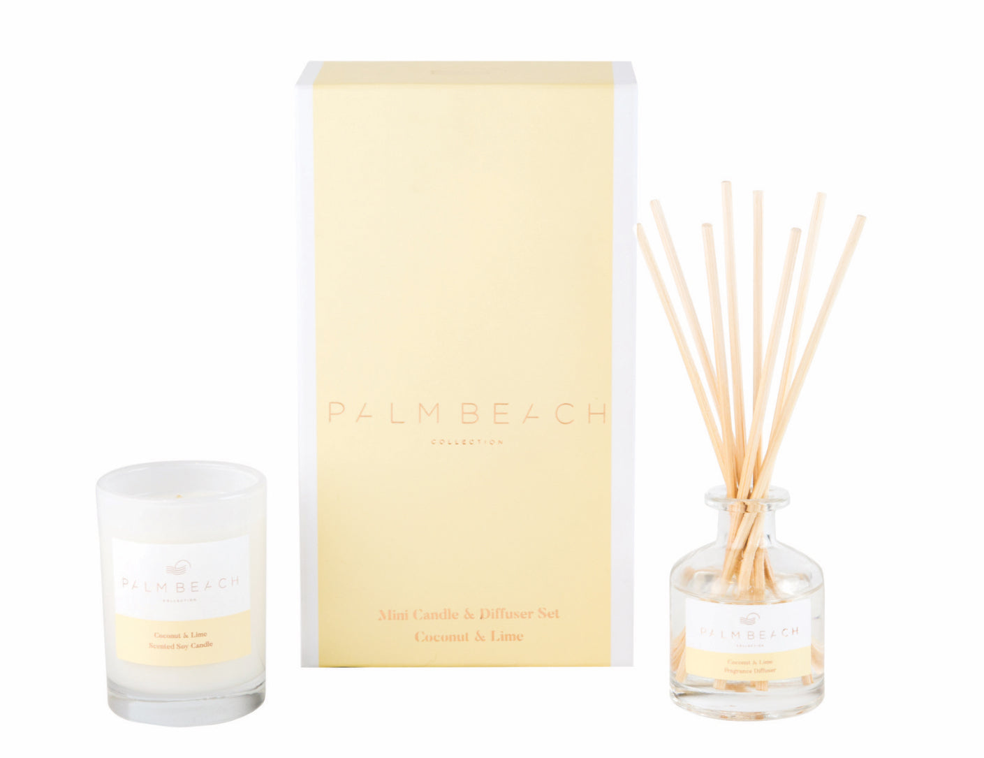 Mini Candle & Diffuser Gift Pack - Coconut & Lime