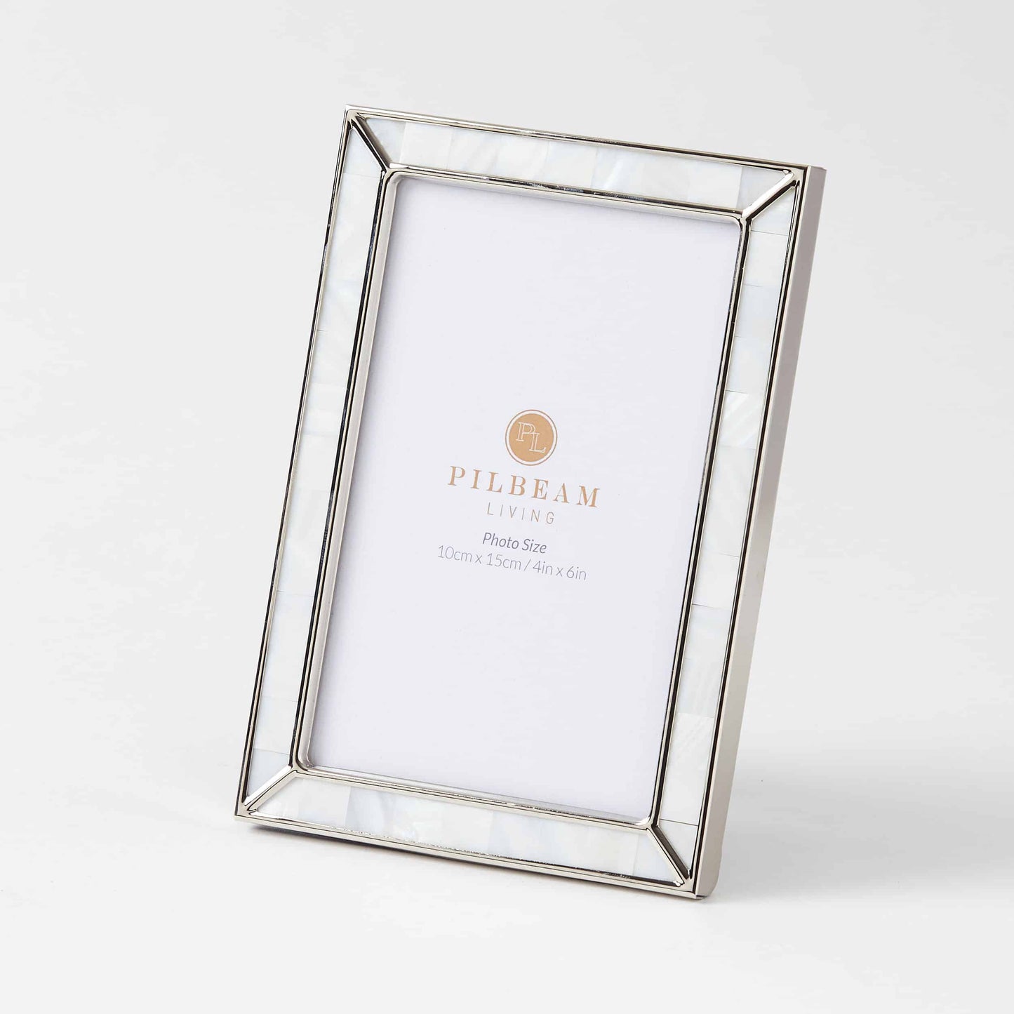 Perla Silver 4 x 6" Photo Frame