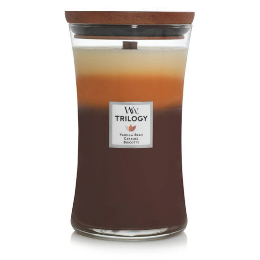 WoodWick Large Trilogy Candle - Cafe Sweets