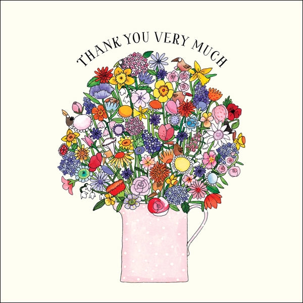 Twigseeds Card - Thank You Bunch of Flowers