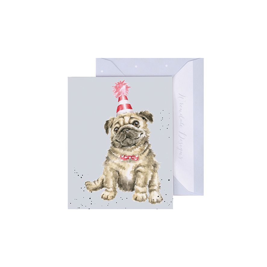 Wrendale Designs Mini Gift Card - Another Wrinkle (Pug)