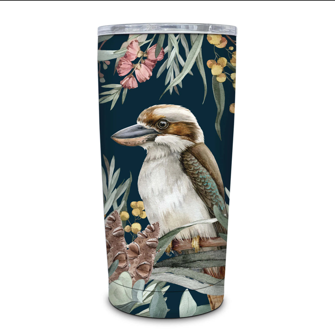 Double Walled Stainless Steel ‘Roadie’ Travel Mug (600ml) - Bush Guardian