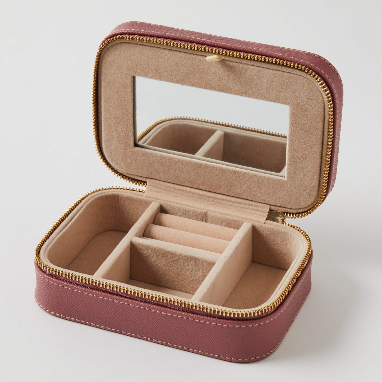 Calla Rectangle Jewellery Case - Rosewood