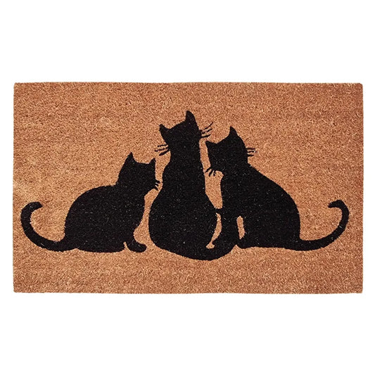 Three Cats Doormat