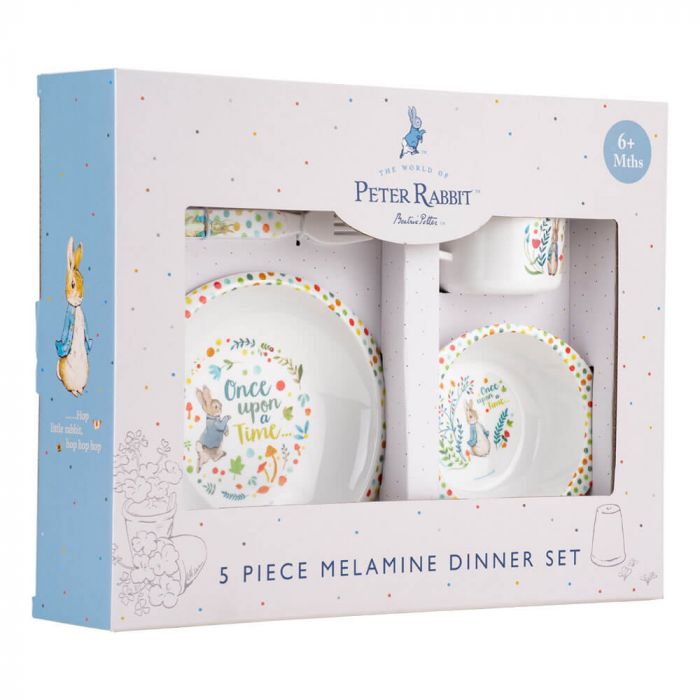 Classic Peter Rabbit - 5 Piece Dinner Set