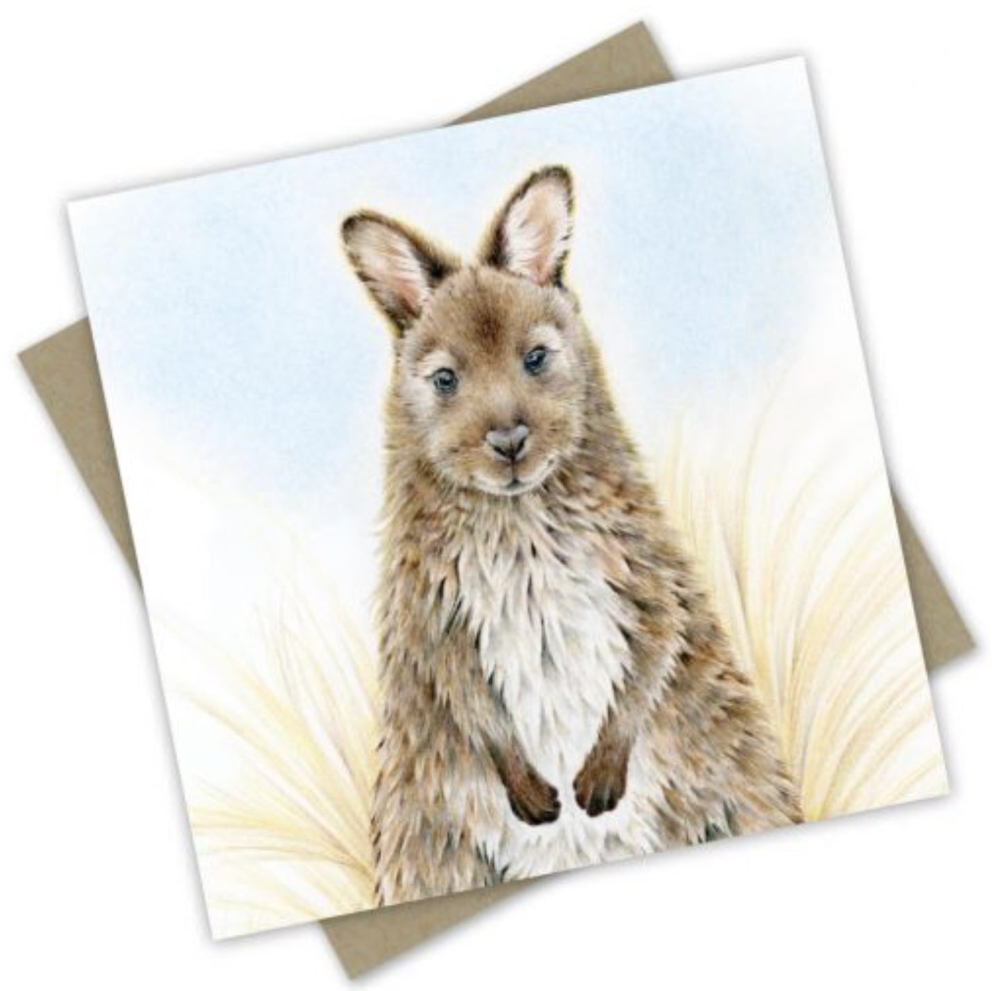 Card - Australian Collection: “Silver” the Summer Wallaby