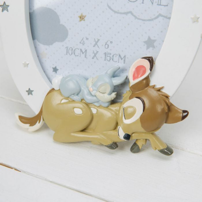Disney Magical Beginnings - Bambi & Thumper Round Resin Photo Frame