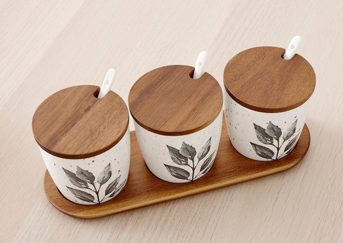 Revive Canister & Spoon Counter Set of 3
