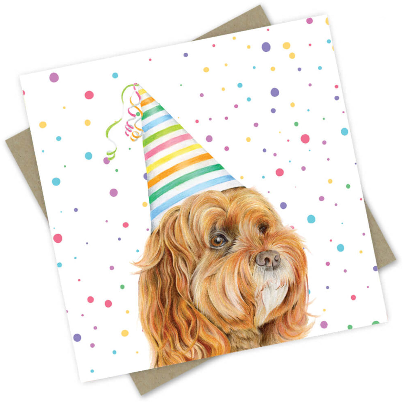 Card - Birthday Dogs & Cats: “Macintosh” the Cavoodle