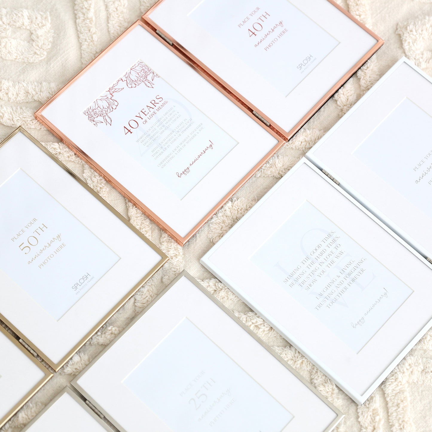 Anniversary Love Photo Frame