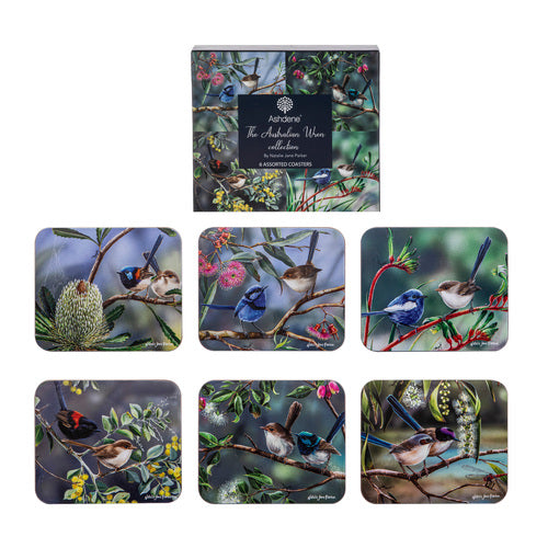 Australian Wren - 6pk Coasters
