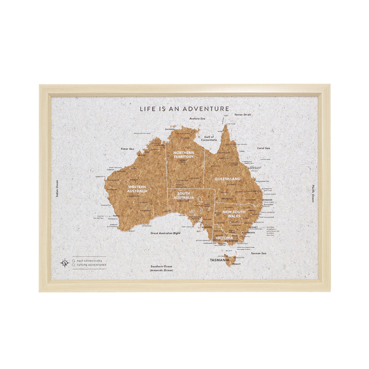 Small Travel Board - Australia Map