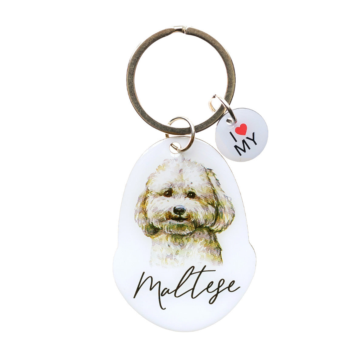 Pet Keyring - Maltese