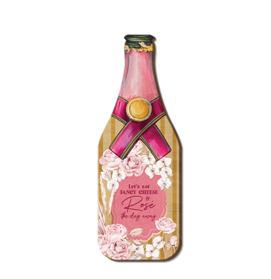 Bamboo Bottle Shaped Serving Board - Rose The Day Away