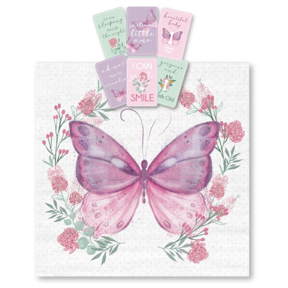 Milestone Muslin Set - Butterfly