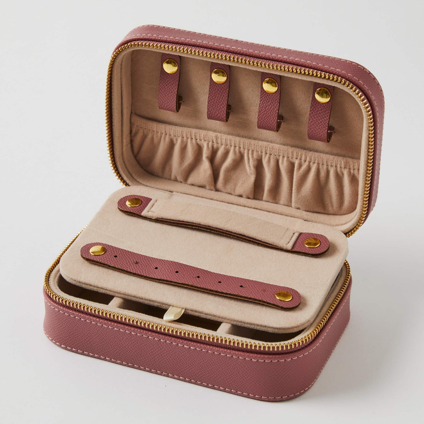 Calla Rectangle Jewellery Case - Rosewood