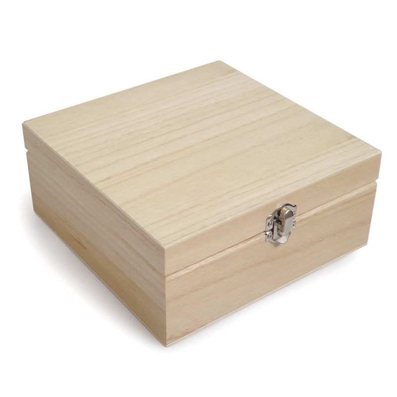 Wooden Oil Storage Box - 25 Compartment (Medium)