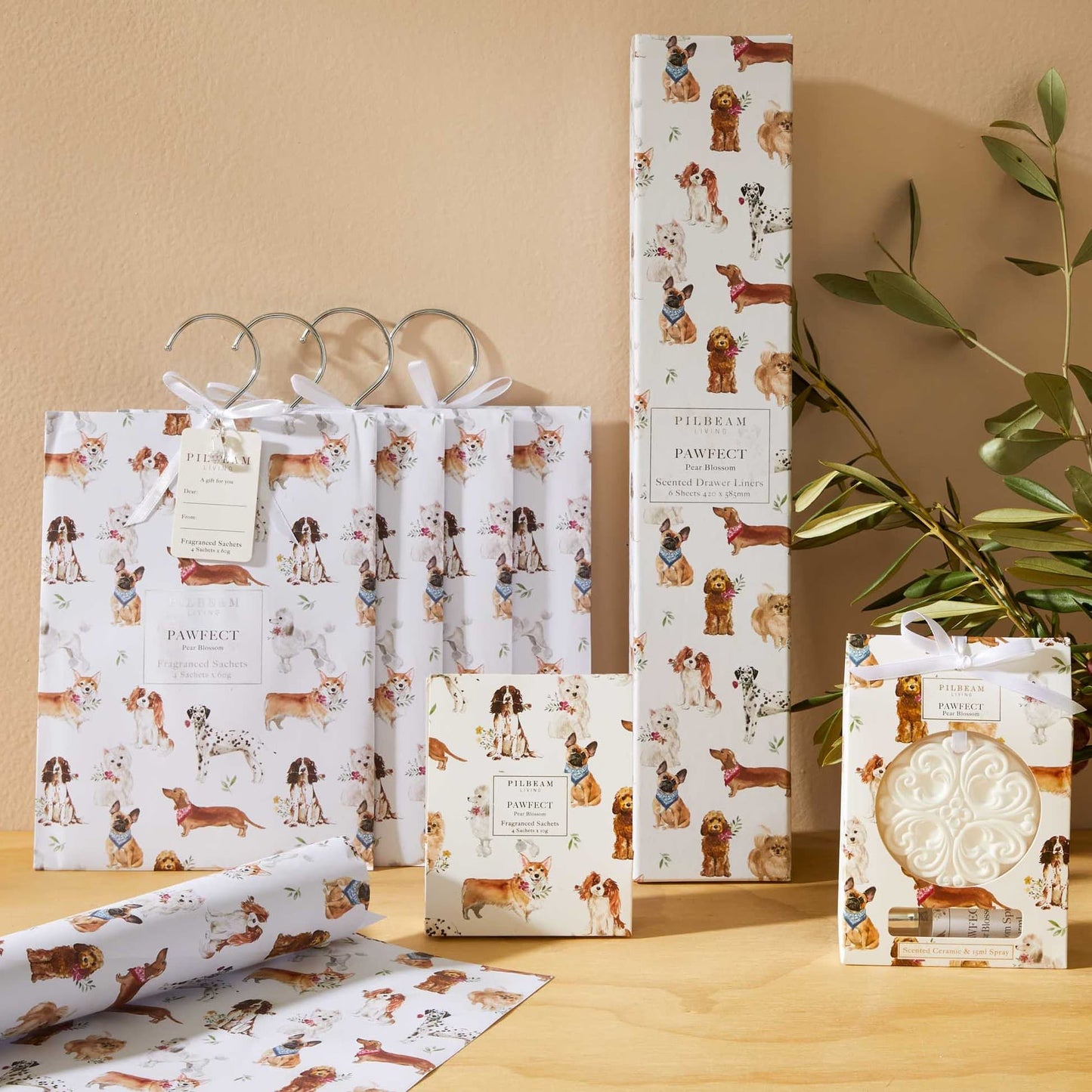 Pawfect Scented Hanging Sachets (Pear Blossom)