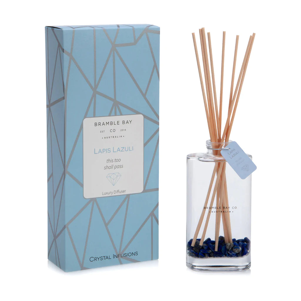Crystal Infusions Diffuser - Lapis Lazuli (Rose, Jasmine & Orange)