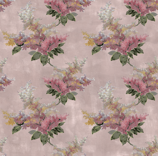 Pink Floral Long Pyjamas