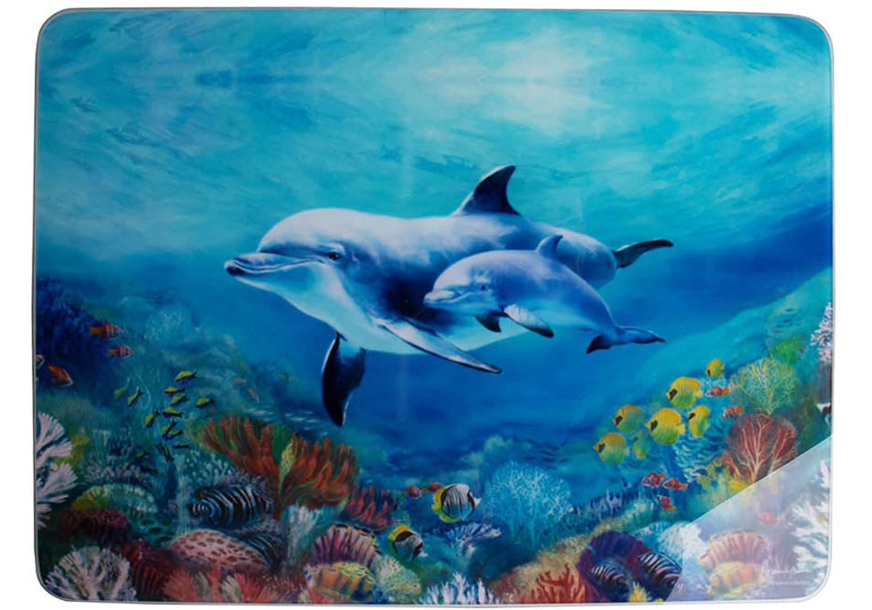 Playful Dolphins - Reef Exploring Surface Protector
