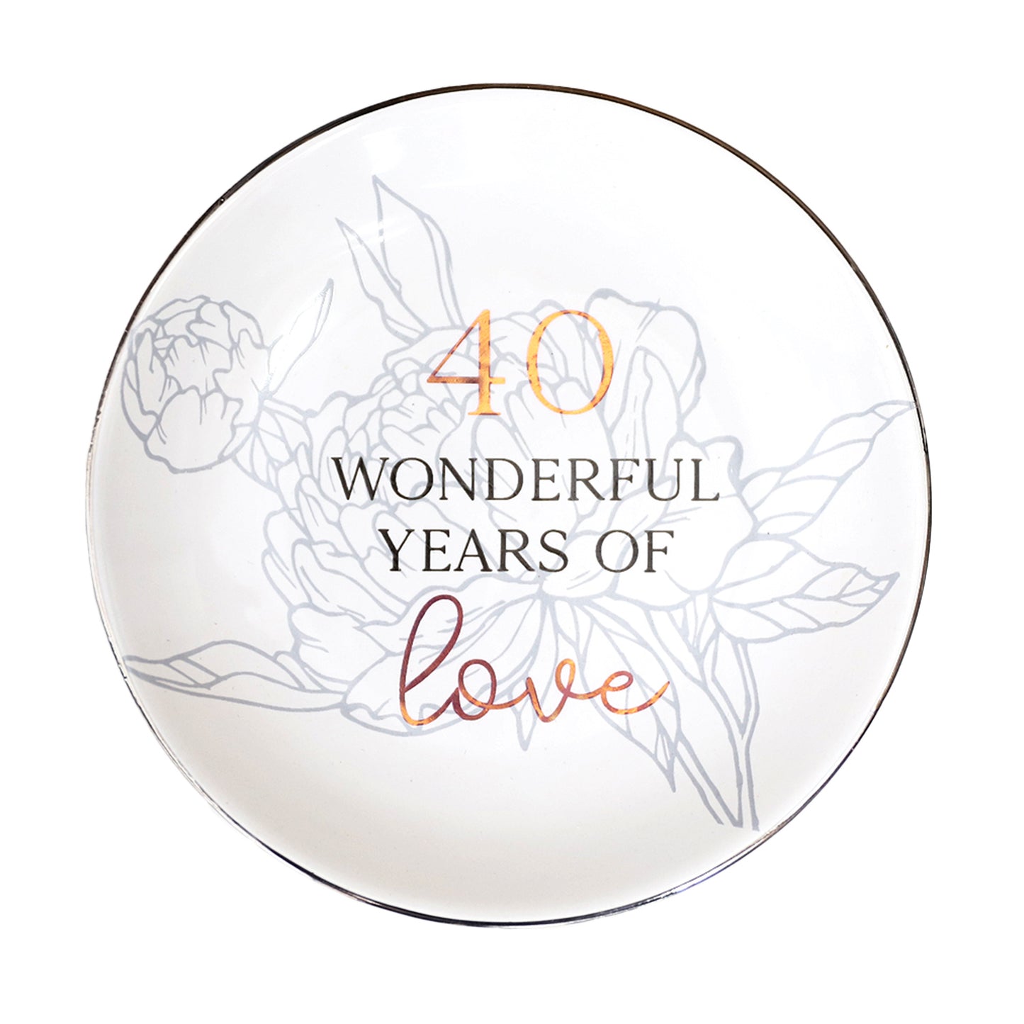 40th Anniversary Trinket Plate