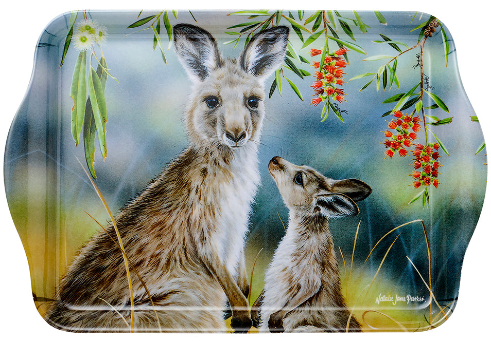Fauna of Aus - Kangaroo & Joey Scatter Tray