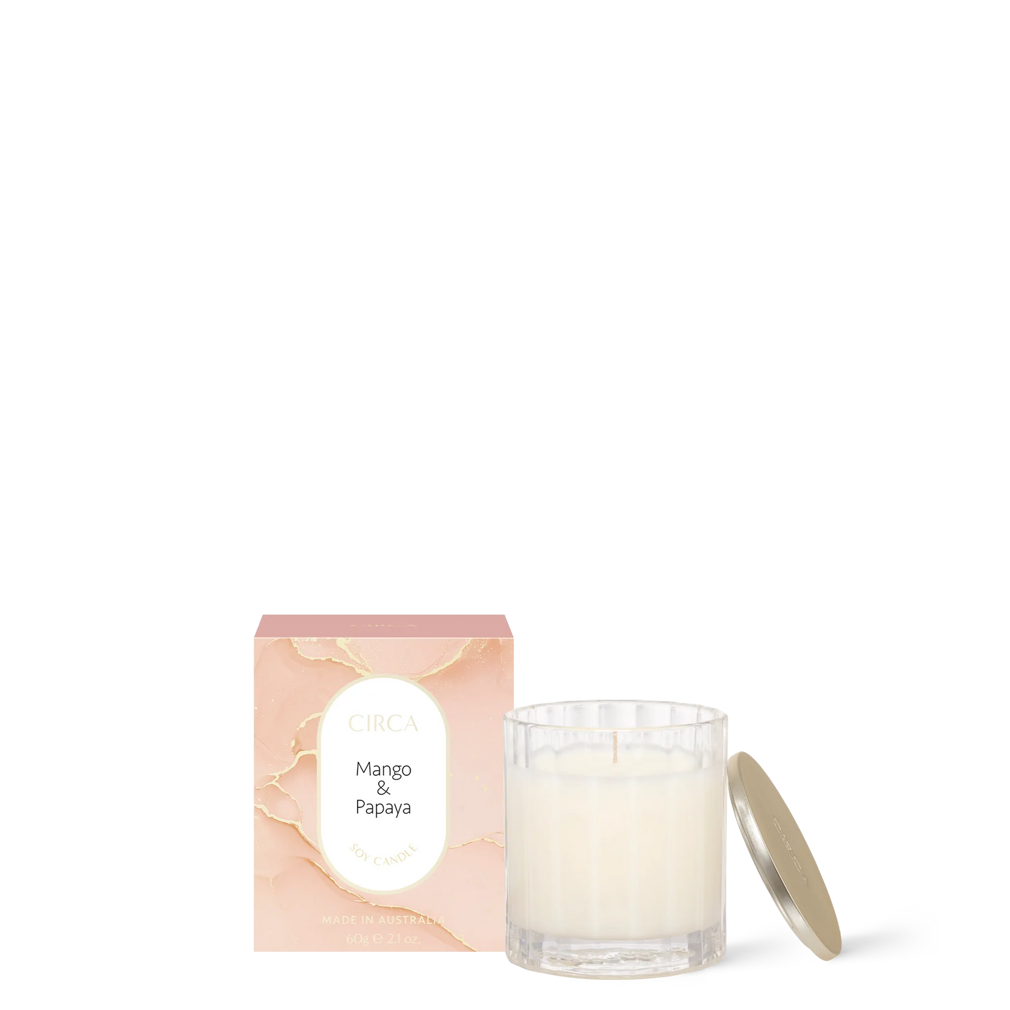 CIRCA Soy Candle 60g - Mango & Papaya