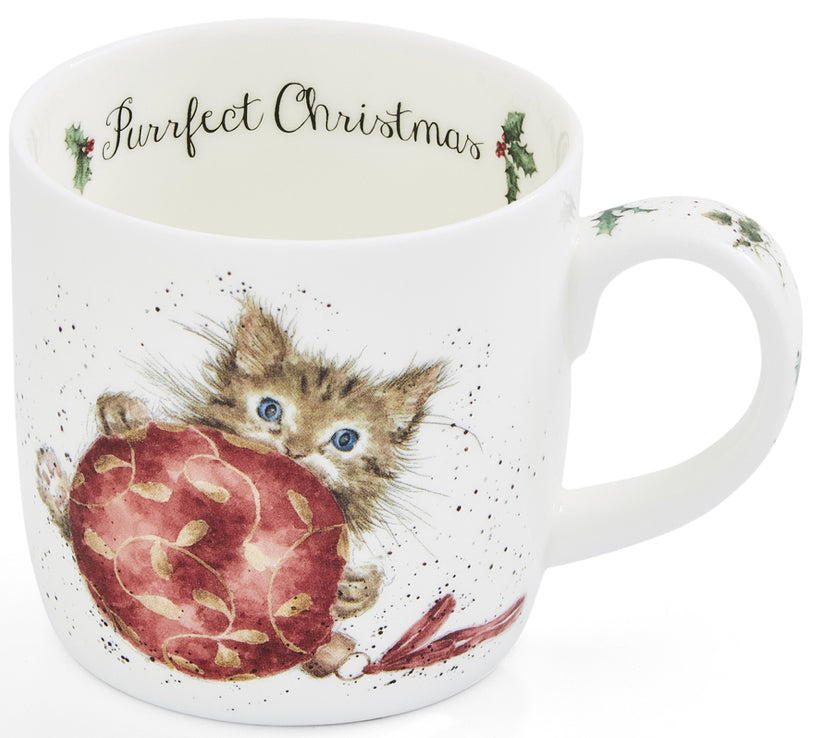 Wrendale Designs - Christmas Mug 'Purrfect Christmas’ (Kitten)