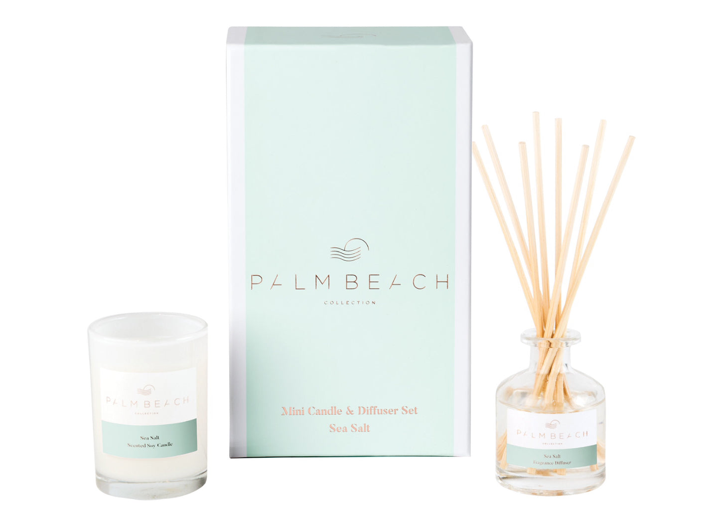 Mini Candle & Diffuser Gift Pack - Sea Salt