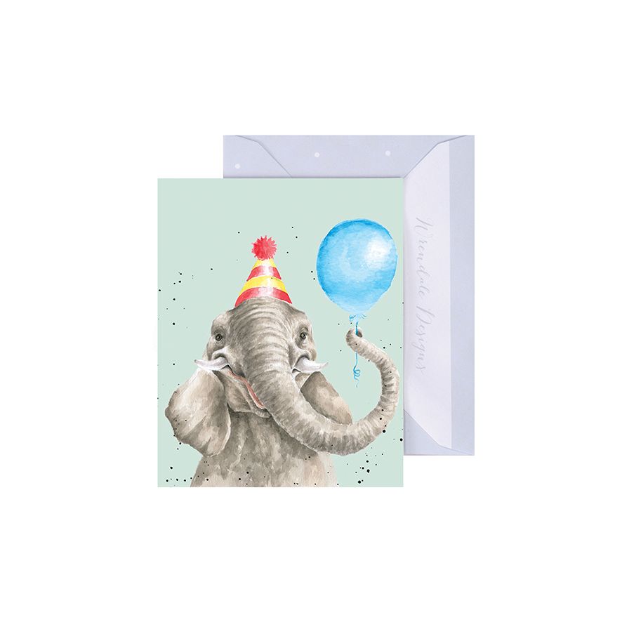 Wrendale Designs Mini Gift Card - Let's Get This Party Started (Elephant)