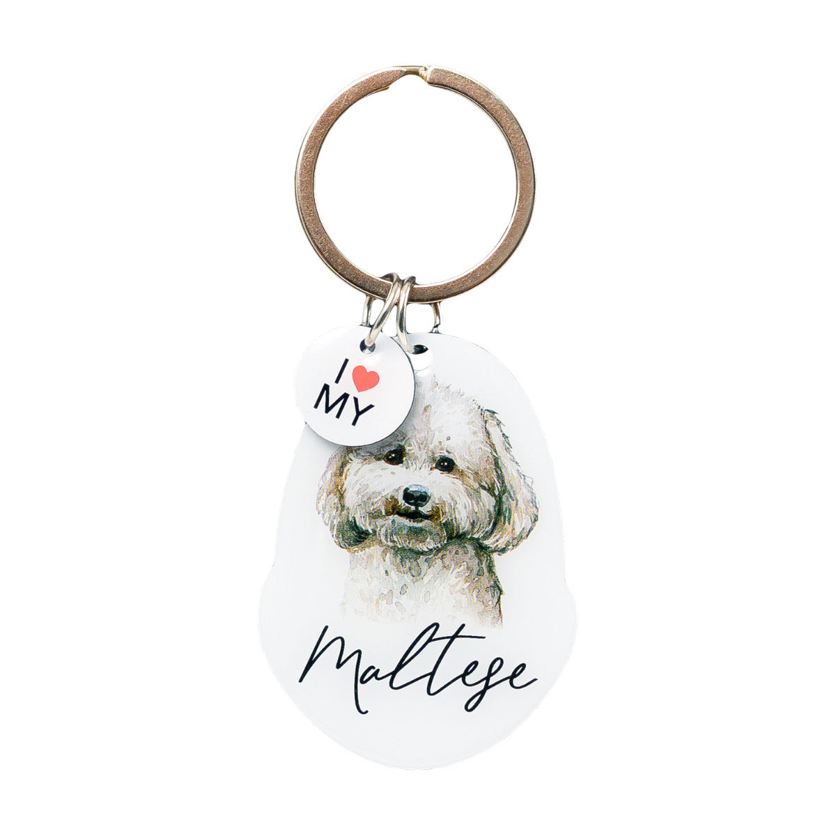 Pet Keyring - Maltese