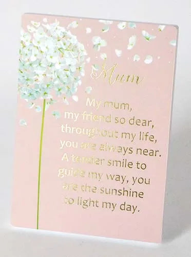 Hydrandrie Plaque - Mum