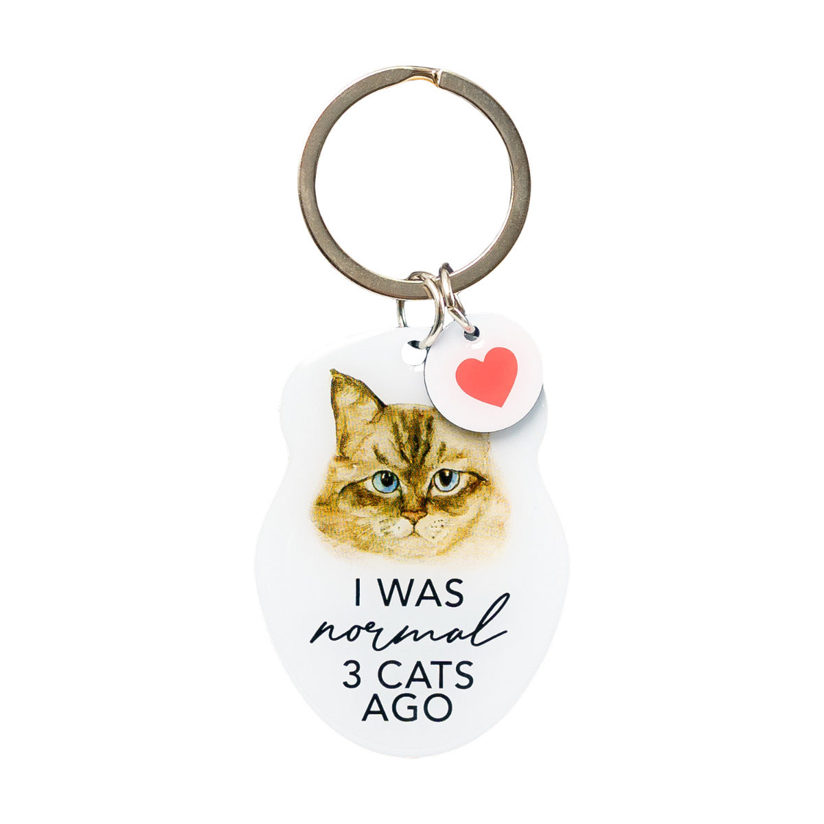 Pet Keyring - Normal 3 Cats Ago